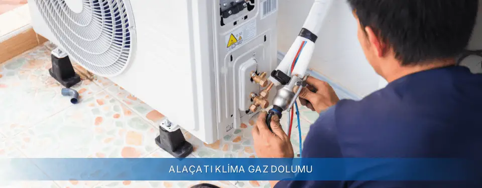 Alaçatı İlçemi Sigma Klima Gaz Dolumu